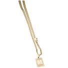 colar Grumet 3mm Para inicial de letra M
