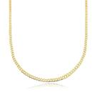Colar Grumet Delicado de Ouro 18k 2mm 40cm Banhado a Ouro 18k