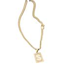 colar Grumet Duplo 3mm com Inicial S colar Grumet Duplo 3mm com Inicial S