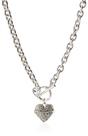 Colar GUESS Feminino com Pingente Toggle e Cristais - Prata