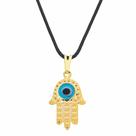 Colar Hamsa com Olho Grego 18mm - Sunshine Cristais Colar Hamsa com Olho Grego 18mm - Sunshine Cristais