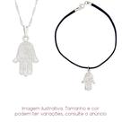 Colar Hamsá desenhada + Pulseira camurça - Sunshine