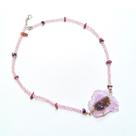 Colar Hanyma - Estalactite De Ametista, Jaspe E Zircônias Colar Hanyma - Estalactite De Ametista, Jaspe E Zircônias