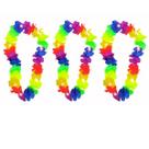 Colar Havaiano Led Luxo Baile do Havai Festas Kit 03 Un