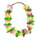 Colar Havaiano Tecido Flores Carnaval