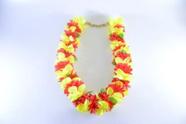 Colar Havaiano Tecido Flores Carnaval