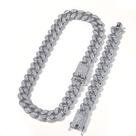 Colar Hip Hop Cute Miami Cuban Chain de 16 polegadas para homens Colar Hip Hop Cute Miami Cuban Chain de 16 polegadas para homens