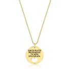 Colar Hoponopono Folheado a Ouro Coleção de Fé Colar Hoponopono Folheado a Ouro Coleção de Fé