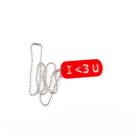 Colar I LOVE U