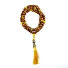 Colar Japamala Oxum Amarelo 108 Contas Madeira 8mm