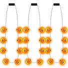 Colar JOYIN Halloween em forma de abóbora em forma de lanterna x3