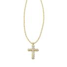 Colar Kendra Scott Cruz com Cristal Banhado a Ouro 14K