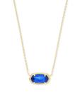 Colar Kendra Scott Elisa com Pedra de Cobalto Banhado a Ouro 14k Colar Kendra Scott Elisa com Pedra de Cobalto Banhado a Ouro 14k