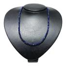 Colar Lapis Lazuli Natural Liso Delicado e Fecho Aço