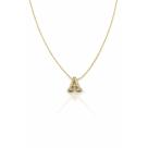 Colar Letra A Cravejado Zirconia Feminino Banhado a Ouro 18k