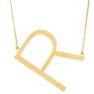Colar Letra dourado Alfabeto