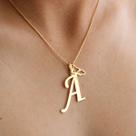 Colar Letra Inicial Borboleta Semi Joia Banhado Ouro 18k Semi Joias Presente Aniversario Colar Letra Inicial Borboleta Semi Joia Banhado Ouro 18k Semi Joias Presente Aniversario