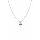 Colar Letra L Cravejado Zirconia Feminino Banhado a Prata 925 Colar Letra L Cravejado Zirconia Feminino Banhado a Prata 925