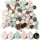 Colar Letter Charms NSBELL 104 unidades para fabricação de joias