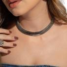 COLAR LISO CHOCKER ElIENEJOIA BANHADO EM RÓDIO BRANCO