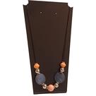 Colar longo de madeira feminino Hippie