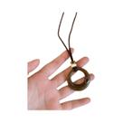 Colar Longo Feminino Étnico Retrô Com Pingente Geométrico De Resina Joia De Corrente Para Suéter,