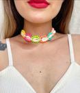 Colar macrame de buzios com macrame feito a mao