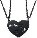 Colar Mãe E Filha Presente Mãe Feminino Coração Filhos
