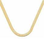 Colar malha laminada lisa banhada a ouro - 35 cm + 10 cm extensor