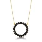 Colar mandala corações cravejados zircônia cristal