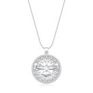 Colar Mandala de Espírito Santo Prata 925