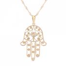 Colar Mão De Fátima Hamsa 30mm - Sunshine Cristais