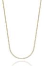 Colar Mara Riviera Cristal Quadrada Fina banhada em ouro 18k Colar Mara Riviera Cristal Quadrada Fina banhada em ouro 18k