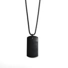 Colar Masculino Cordão + Pingente Placa Digital Frase Corrente Aço inoxidável