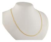 Colar Masculino Corrente Laço 3.5 70 Cm Ouro 18k 750 Cordão