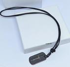 Colar Masculino e Feminino Unissex Cordão Fio encerado Preto Ajustável com Pingente Placa chapa escrito Jesus aço Inox