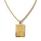 Colar Masculino Entidade Exu Tiriri- Banhado em Ouro 18k