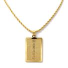 Colar Masculino Exu Marabô - Banhado em Ouro 18k