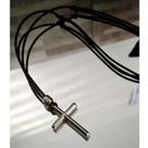 Colar Masculino Fone De Ouvido Preto Martelo Thor Cruz São Jorge Ajustável Colar Masculino Fone De Ouvido Preto Martelo Thor Cruz São Jorge Ajustável