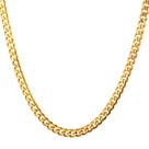 Colar Masculino Ouro 18k 70cm Grumet Premium 4mm Presente Banhado