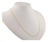 Colar Masculino Ouro 18k Grumet Diamantada 2.2 60 Cm Maciça Colar Masculino Ouro 18k Grumet Diamantada 2.2 60 Cm Maciça