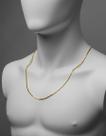 Colar Masculino Ouro 18k Veneziana 2.4 Maxi 60 Cm Garantia Amarelo
