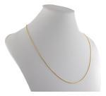 Colar Masculino Ouro 18k Veneziana 4 Diamantada 70 Cm