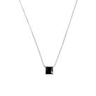 Colar Masculino Pedra de Zircônia Preta - Square Colar Masculino Pedra de Zircônia Preta - Square