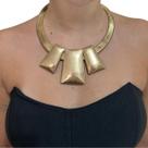 Colar maxi elegante banhado premium luxo atemporal tendencia