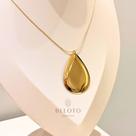 Colar maxi gota banhado em ouro 18k Colar maxi gota banhado em ouro 18k
