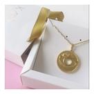 Colar Medalhão Olho Grego Folheado A Ouro Colar Medalhão Olho Grego Folheado A Ouro