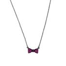 Colar Metal Strass Lacinho CO1048 Colar Metal Strass Lacinho CO1048