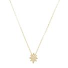 Colar mini medalha nossa senhora do carmo zircônias folheado a ouro 18k Colar mini medalha nossa senhora do carmo zircônias folheado a ouro 18k