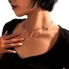 Colar Minimalista Dourado Feminino Gargantilha Borboleta Per -